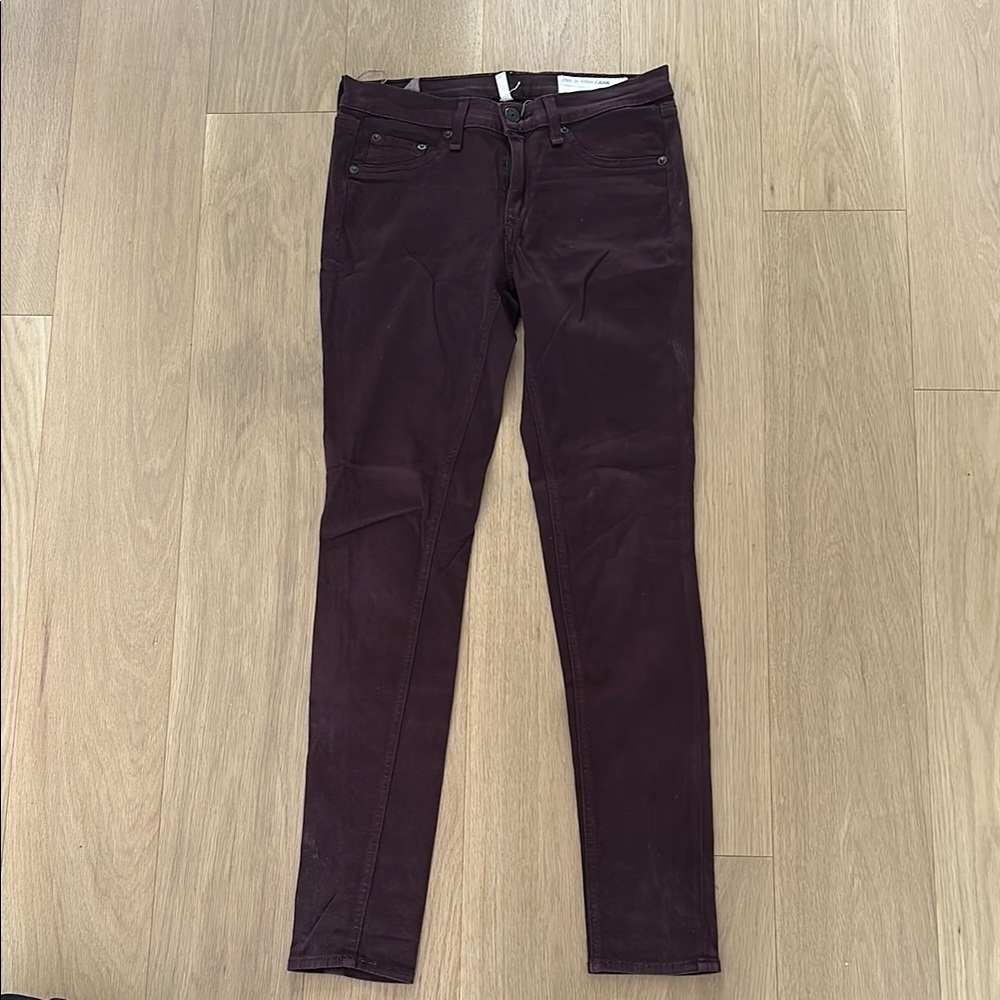 Dark Purple Skinny Jeans